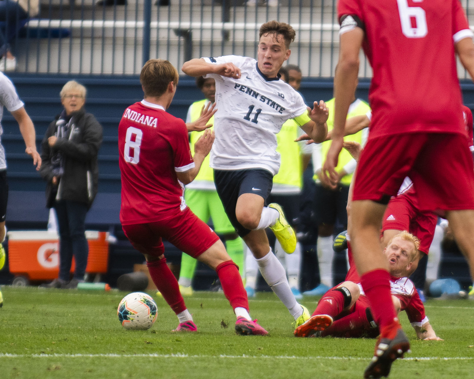 Men's Soccer v. Indian, Reedy Collides
